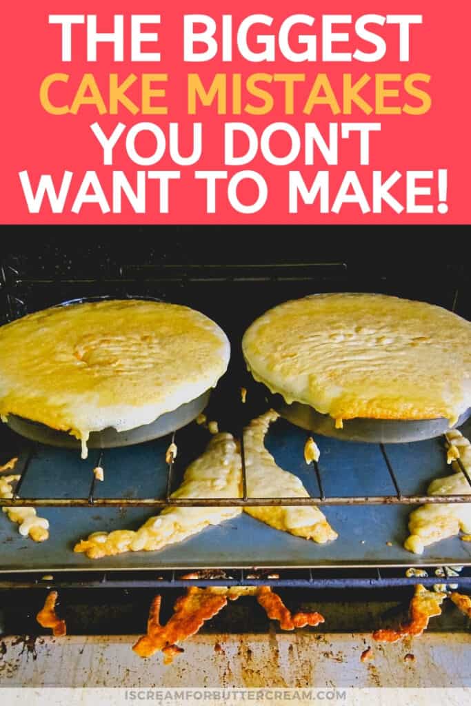 biggest cake mistakes pin graphic 1