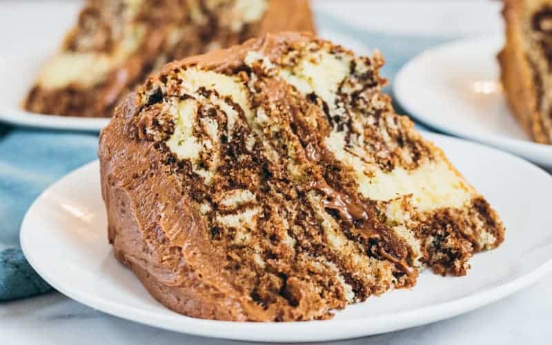 Easy Delicious Marble Cake - Platin' It With Wendy