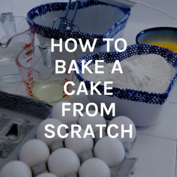 how to bake a cake featured image