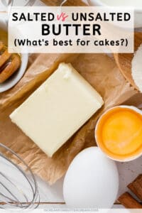 Salted Butter vs Unsalted Butter (Best butter for baking cakes) - I