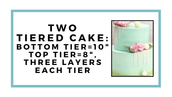 two tiered cake slide graphic