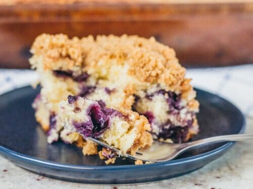 Sour Cream Blueberry Coffee Cake