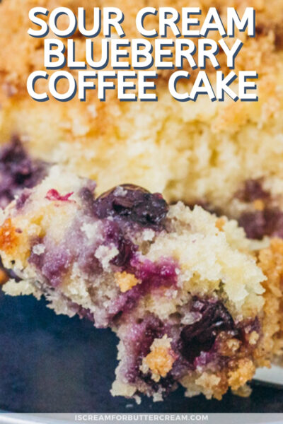 Sour Cream Blueberry Coffee Cake - I Scream for Buttercream