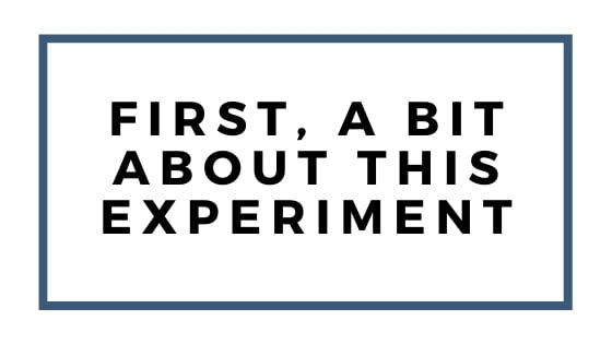 a bit about this experiment graphic