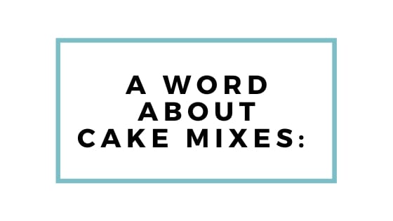 word about cake mixes graphic