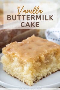 Moist Vanilla Buttermilk Cake - I Scream For Buttercream