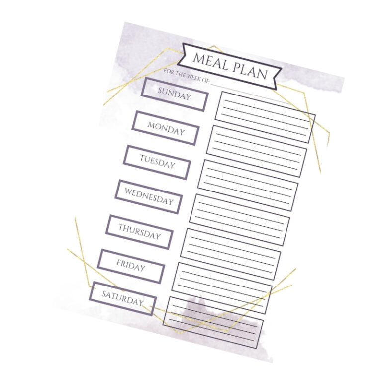 Free Purple Gold Recipe Binder Printables I Scream For Buttercream