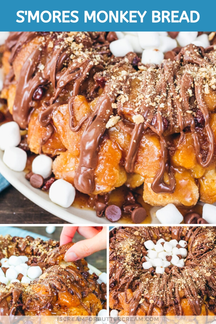 S'mores Monkey Bread pin graphic