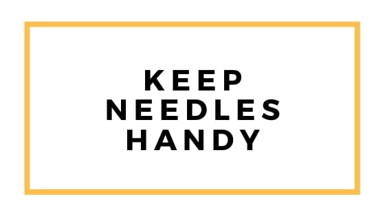 keep needles handy graphic