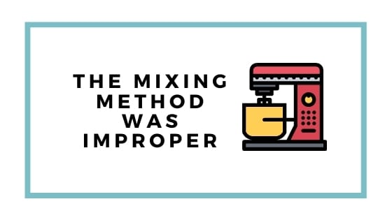 improper mixing method graphic