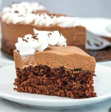 chocolate mousse cake feature image