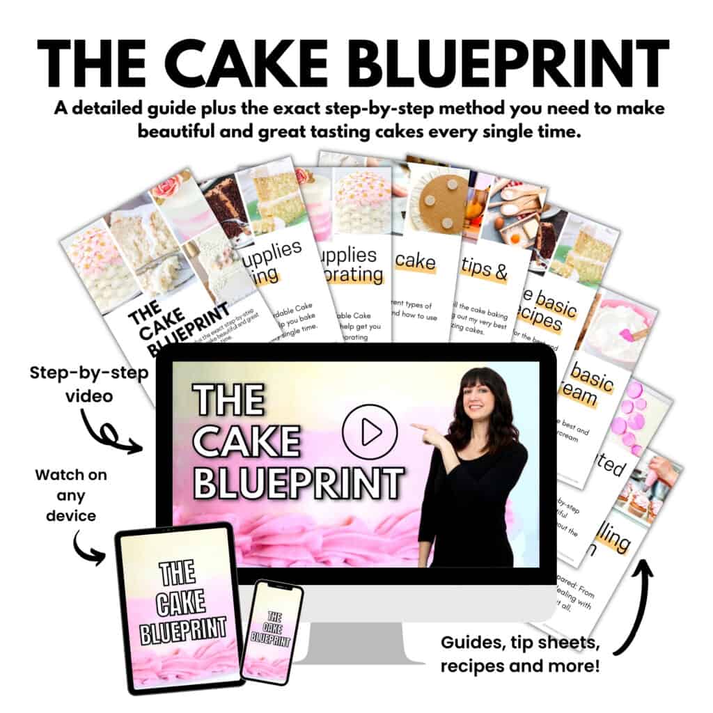 the cake blueprint graphic