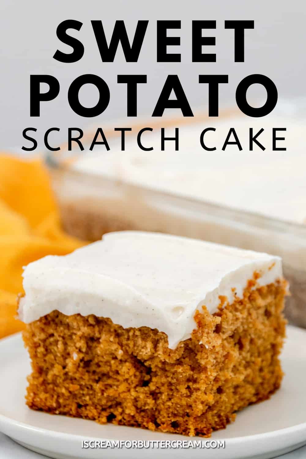Easy Sweet Potato Cake with Cream Cheese Frosting