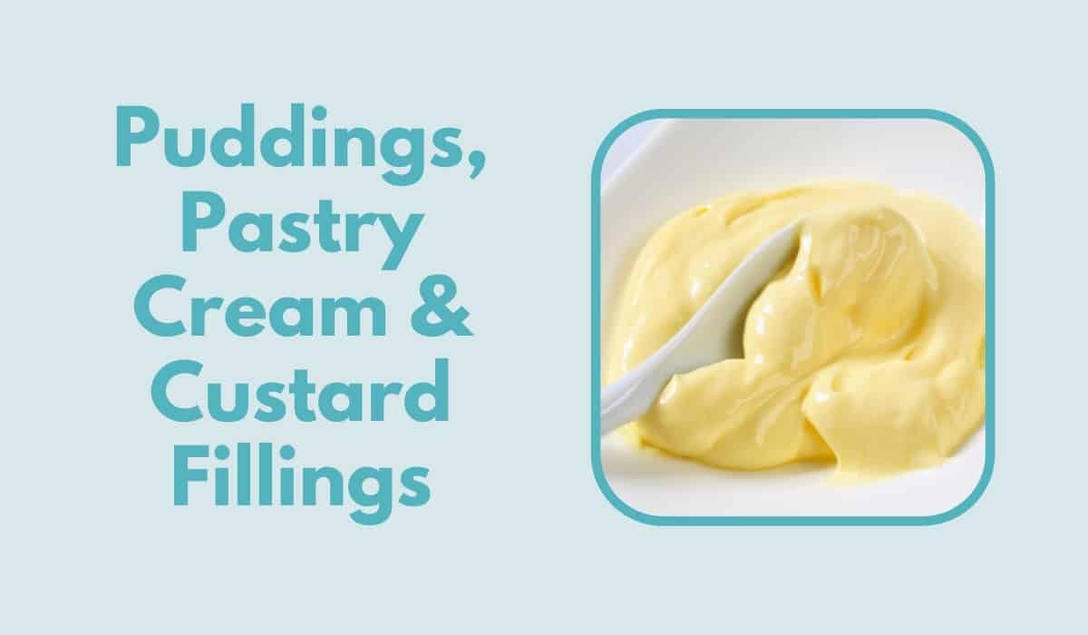 puddings pastry filling graphics