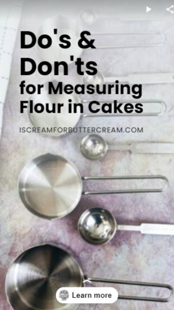 graphic for measuring flour