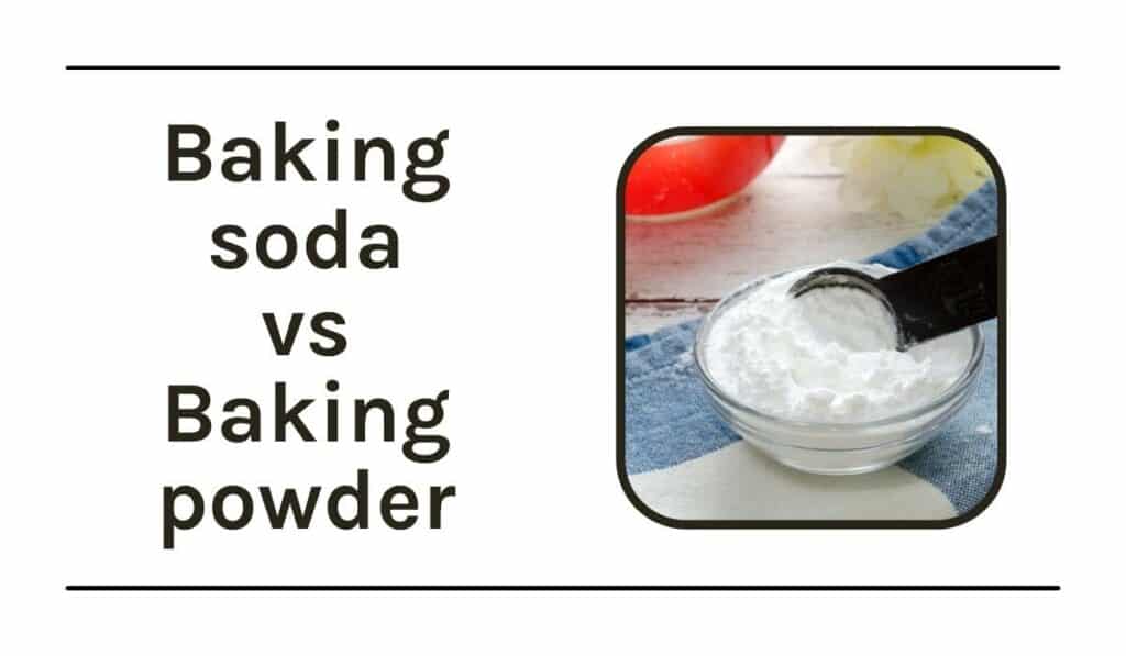 Graphic with text and baking soda in a bowl.