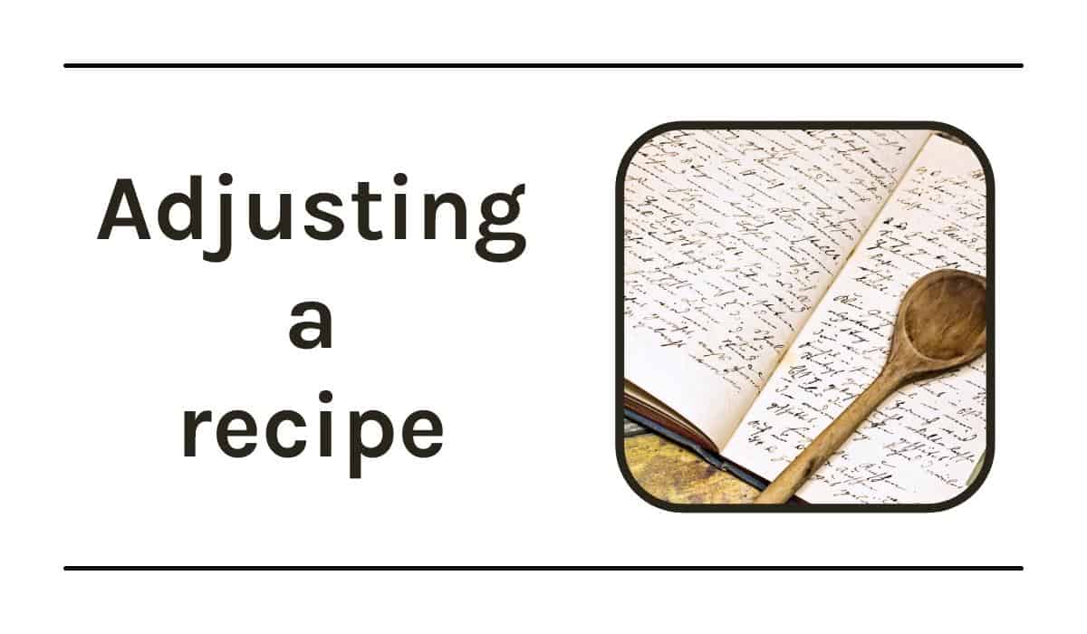 Graphic with open recipe book and wooden spoon.