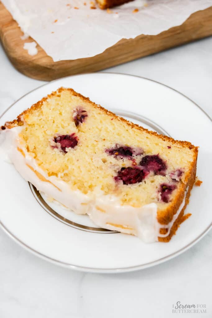 Blackberry Lemon Bread with Glaze - I Scream for Buttercream