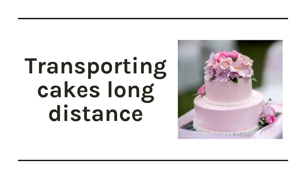 Graphic with pink cake and text.