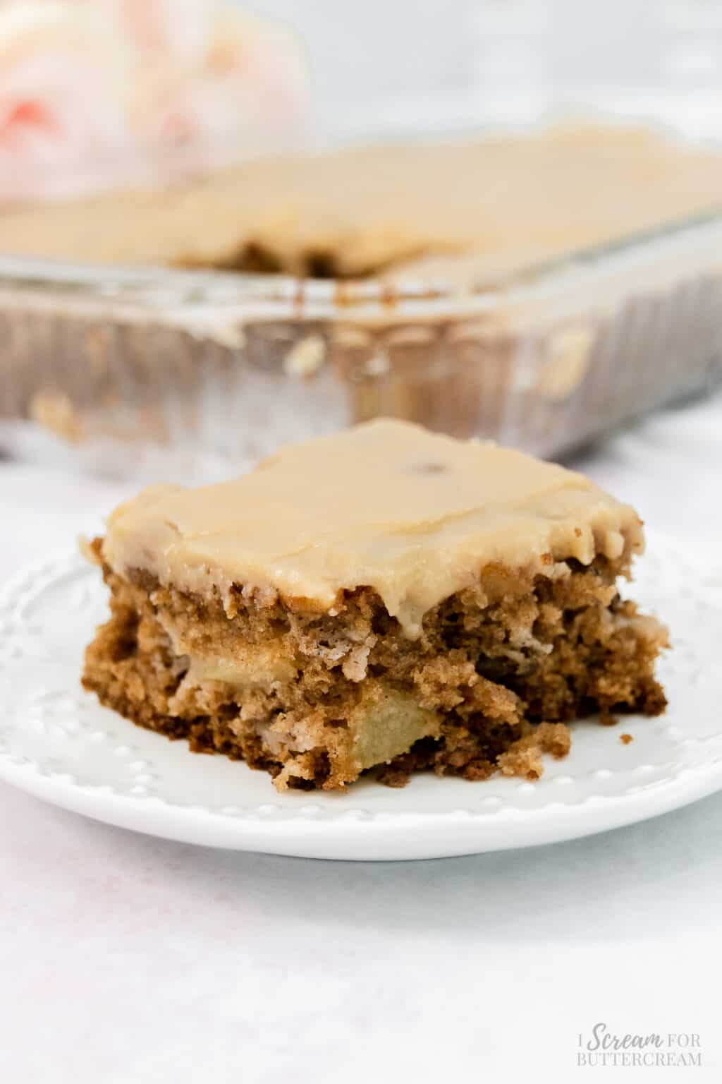 Old Fashioned Fresh Apple Cake (13x9) I Scream for Buttercream