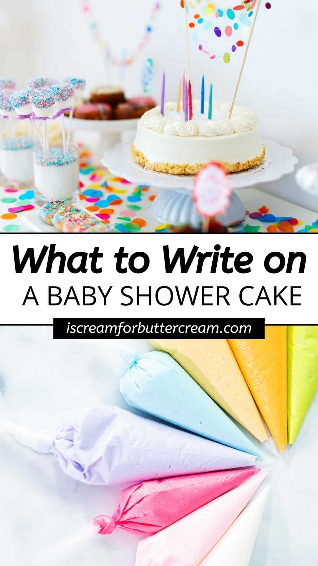 What to Write on a Baby Shower Cake: 50+ Cute Messages