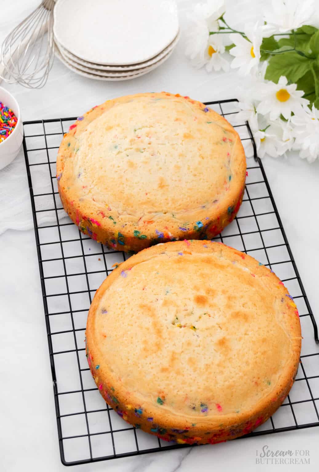 Best Funfetti (Confetti) Layer Cake from Scratch I Scream for Buttercream