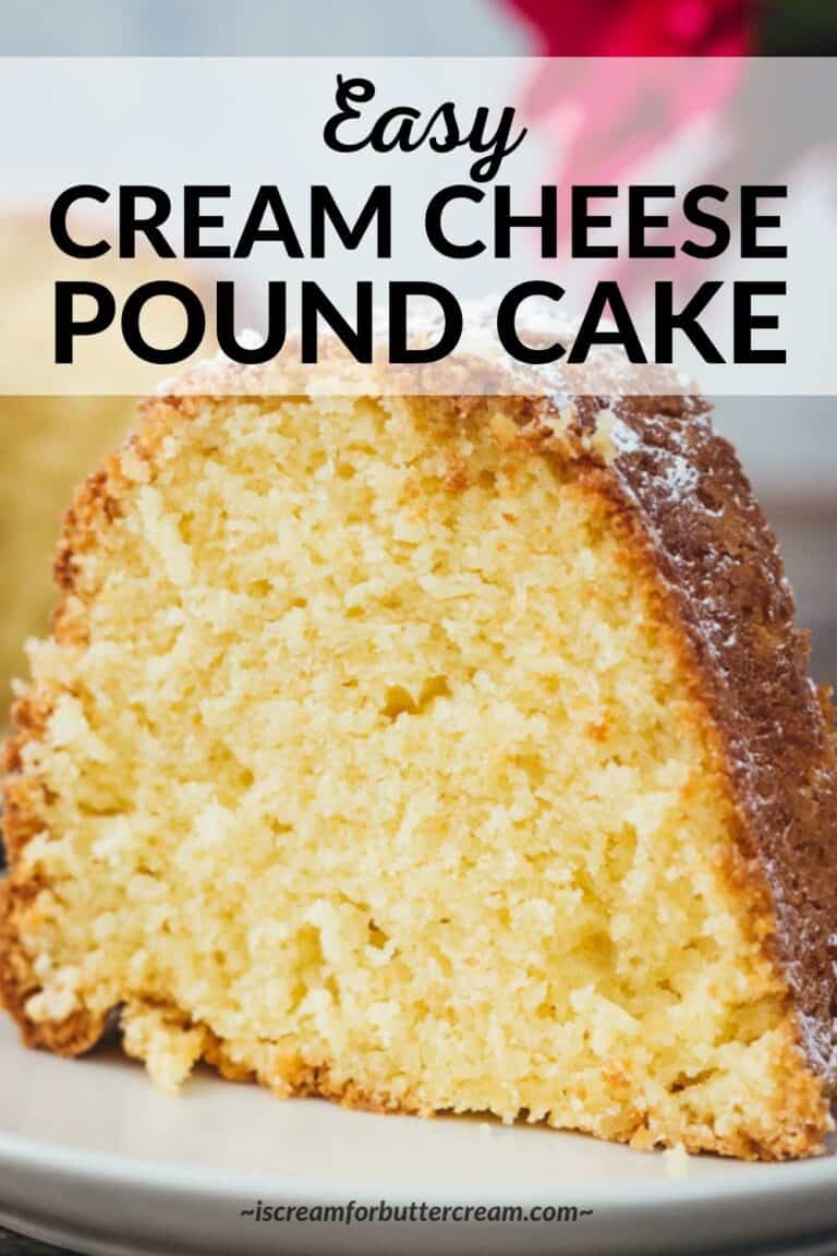 Easy Cream Cheese Pound Cake (with a cake mix) - I Scream for Buttercream