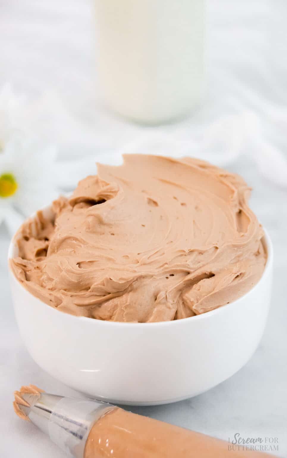 Milk Chocolate Buttercream Frosting I Scream for Buttercream