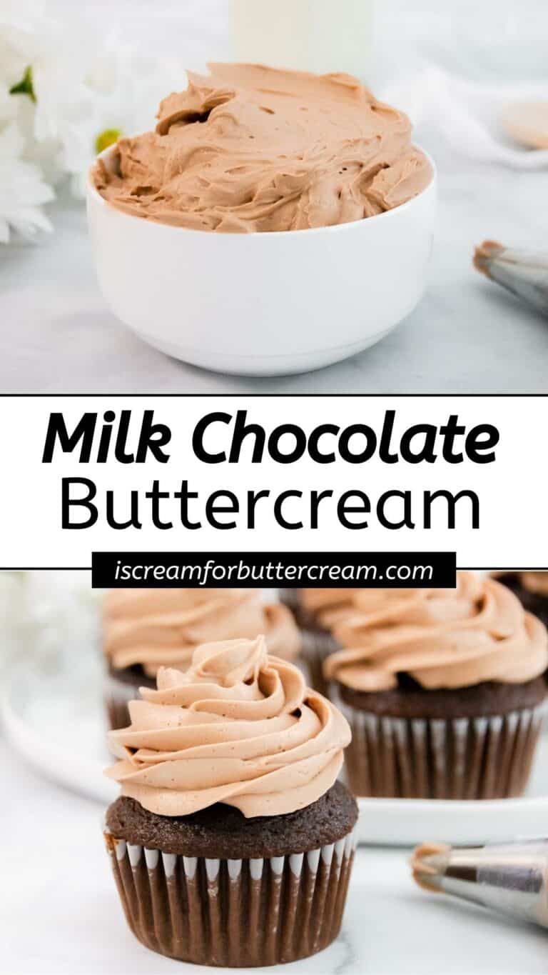 Milk Chocolate Buttercream Frosting I Scream for Buttercream