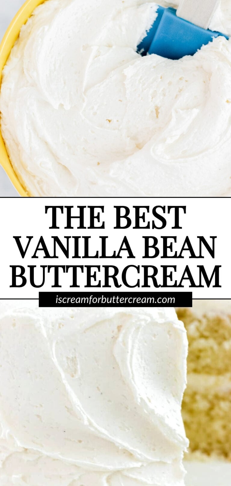 Best Vanilla Bean Buttercream Frosting - I Scream for Buttercream